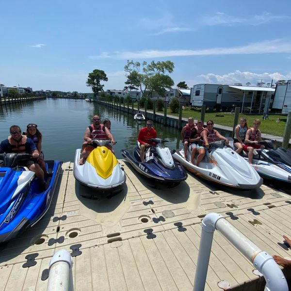 a group of people on a boat