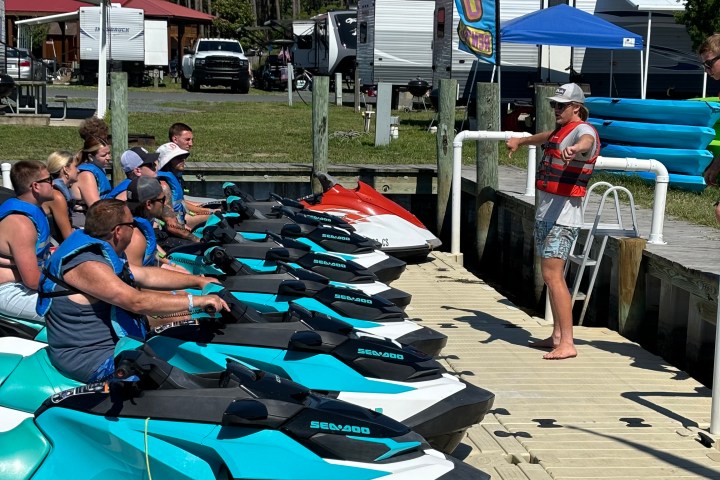 a group of people on a boat
