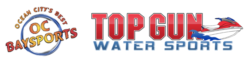 OC Baysports and Top Gun Water Sports logos